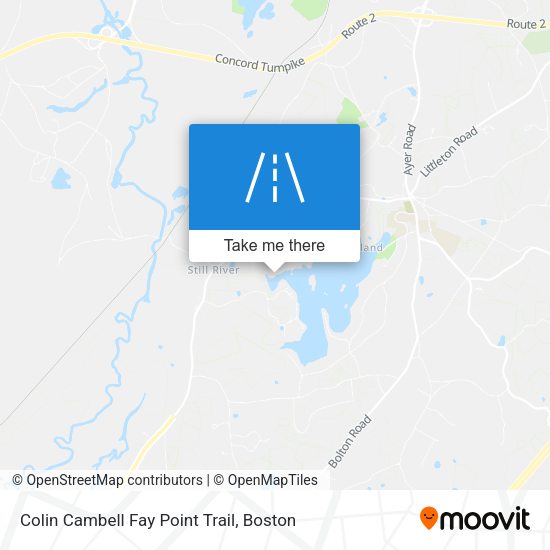 Mapa de Colin Cambell Fay Point Trail