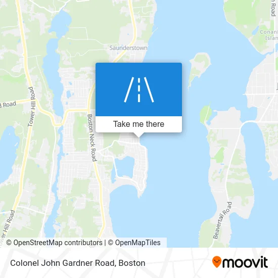 Colonel John Gardner Road map