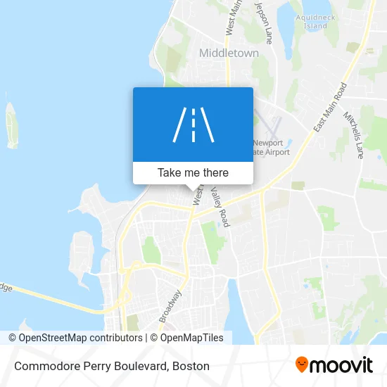 Commodore Perry Boulevard map