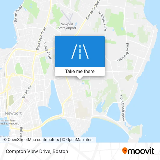 Compton View Drive map