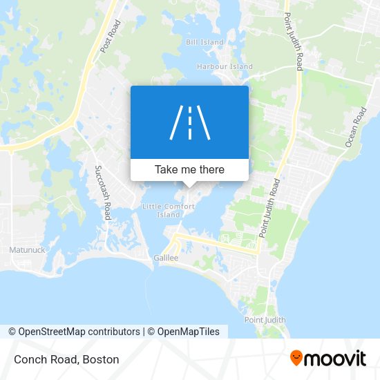 Mapa de Conch Road