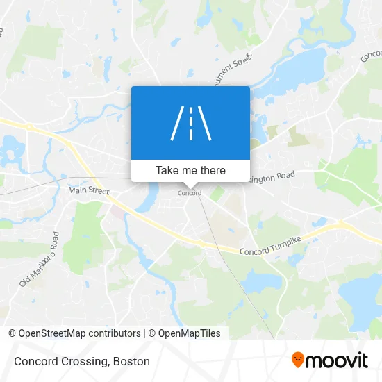 Concord Crossing map