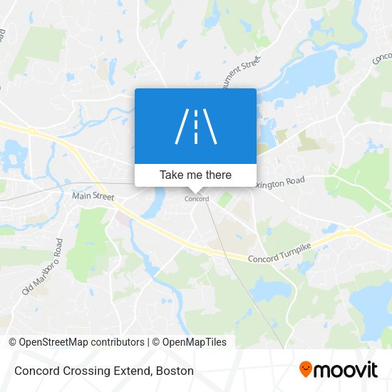 Concord Crossing Extend map