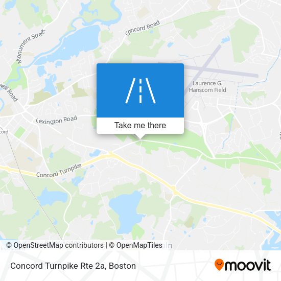 Concord Turnpike Rte 2a map
