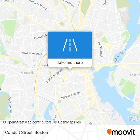 Conduit Street map