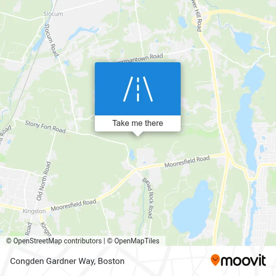 Congden Gardner Way map