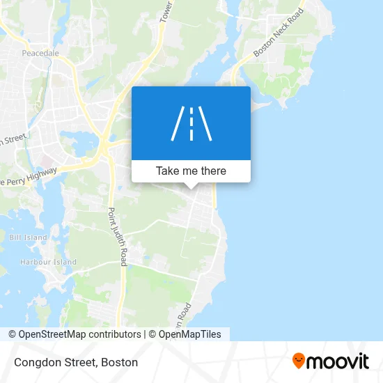 Congdon Street map