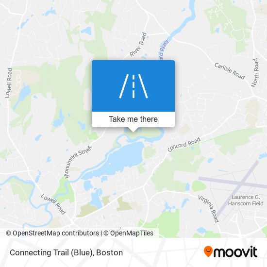 Mapa de Connecting Trail (Blue)
