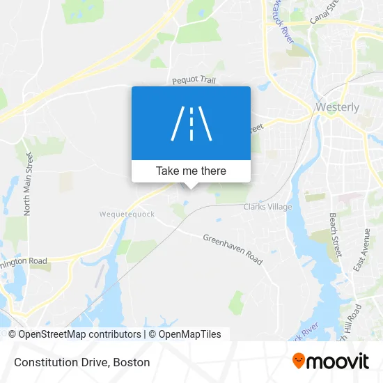 Constitution Drive map