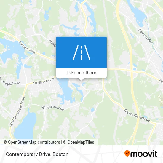 Contemporary Drive map