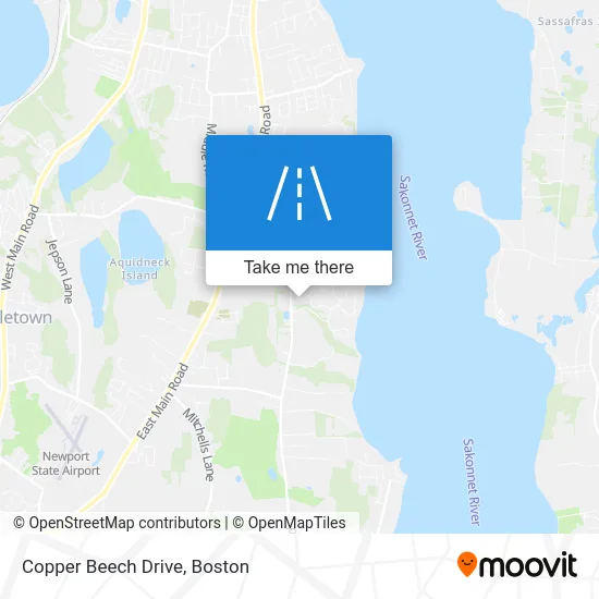 Copper Beech Drive map