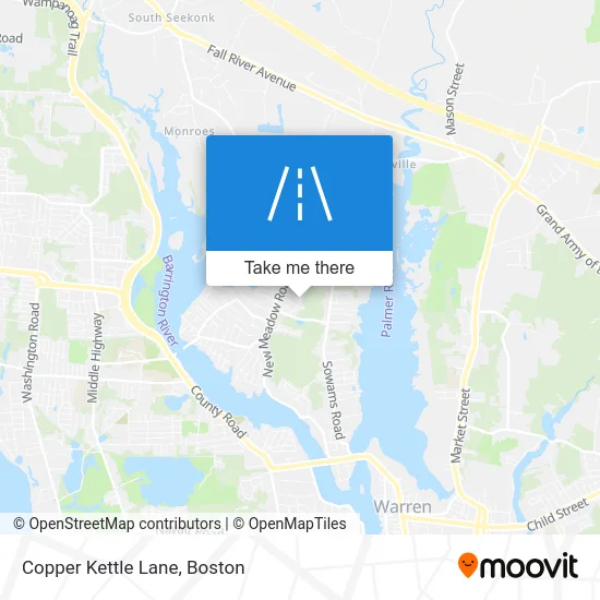 Copper Kettle Lane map