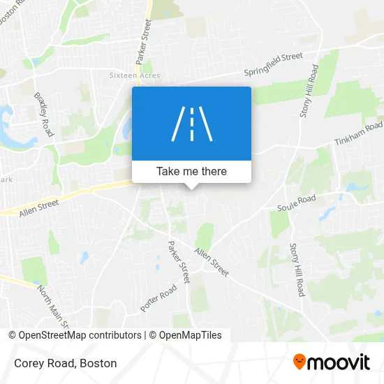 Corey Road map