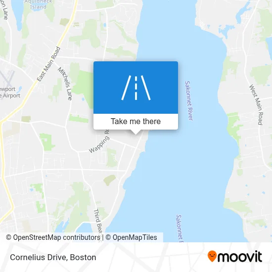 Cornelius Drive map