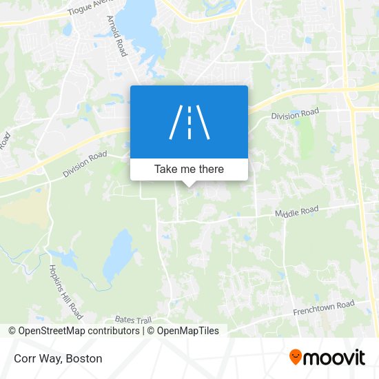 Mapa de Corr Way