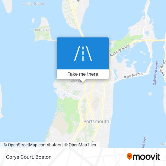 Mapa de Corys Court