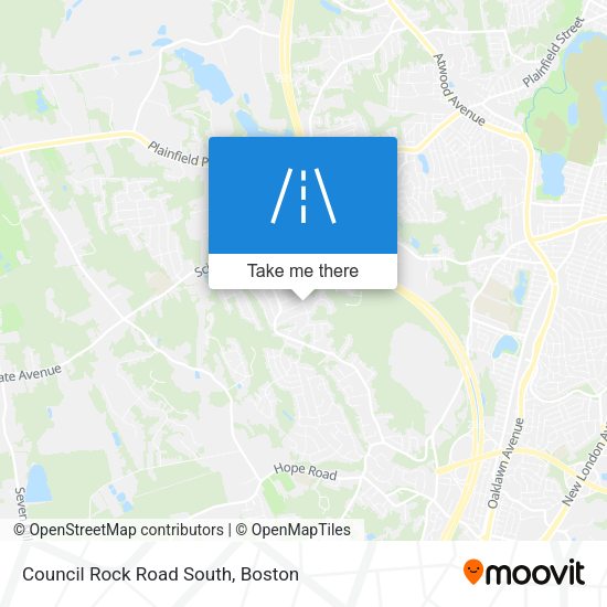 Council Rock Road South map