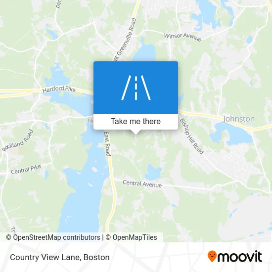 Country View Lane map