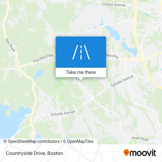 Countryside Drive map