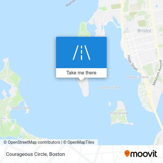 Mapa de Courageous Circle
