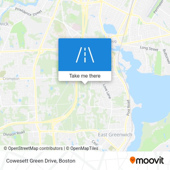 Mapa de Cowesett Green Drive