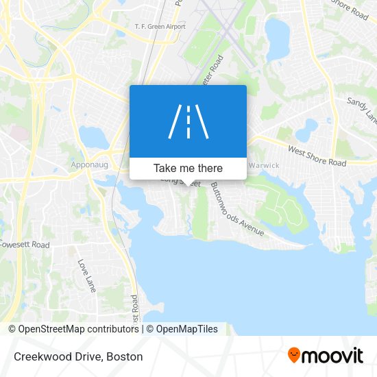 Mapa de Creekwood Drive