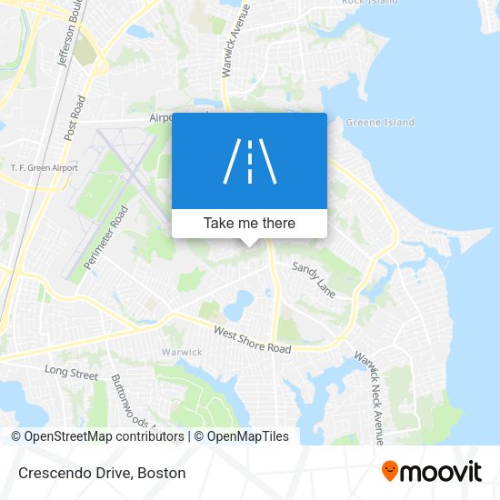 Mapa de Crescendo Drive