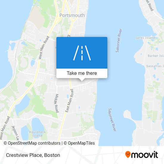 Mapa de Crestview Place
