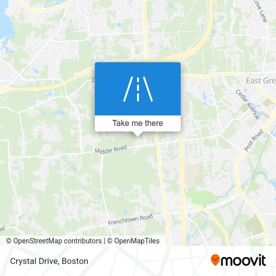 Mapa de Crystal Drive