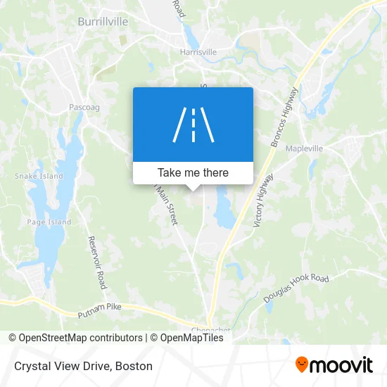 Crystal View Drive map