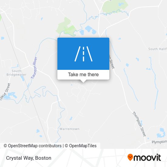 Crystal Way map