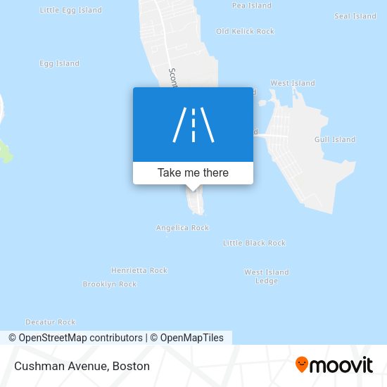 Mapa de Cushman Avenue