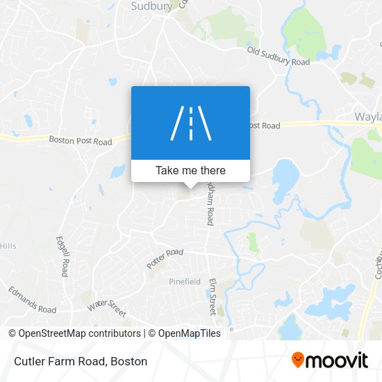 Mapa de Cutler Farm Road