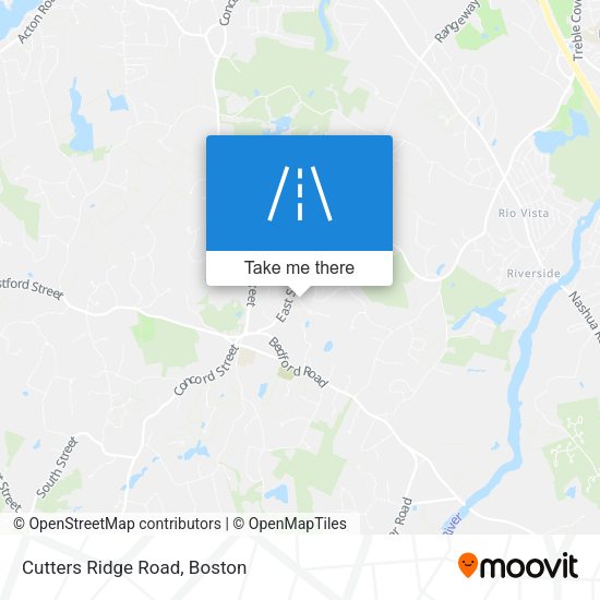 Mapa de Cutters Ridge Road
