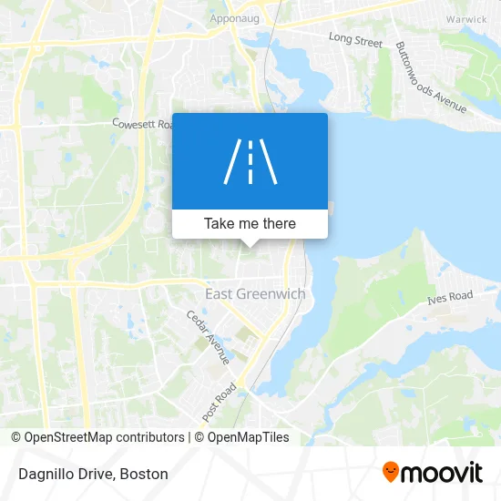 Dagnillo Drive map