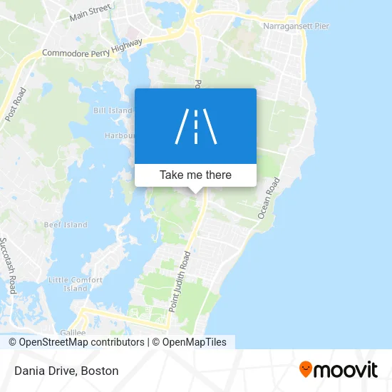 Dania Drive map