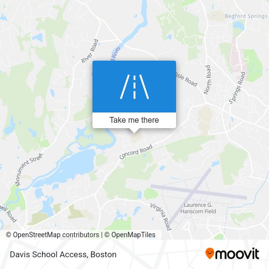 Mapa de Davis School Access