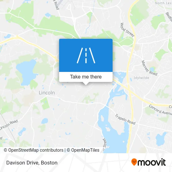 Davison Drive map
