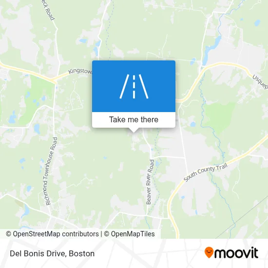 Del Bonis Drive map