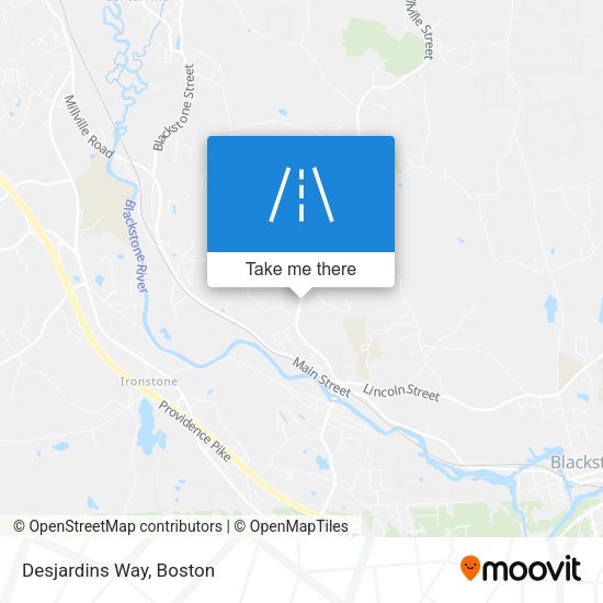 Mapa de Desjardins Way