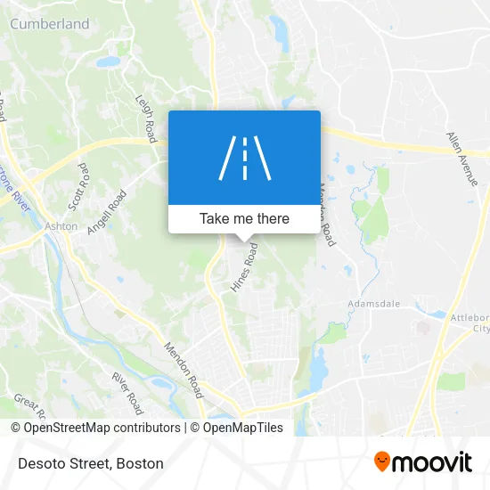 Desoto Street map