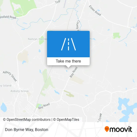 Don Byrne Way map