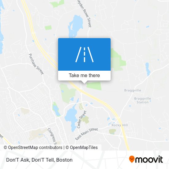 Don'T Ask, Don'T Tell map