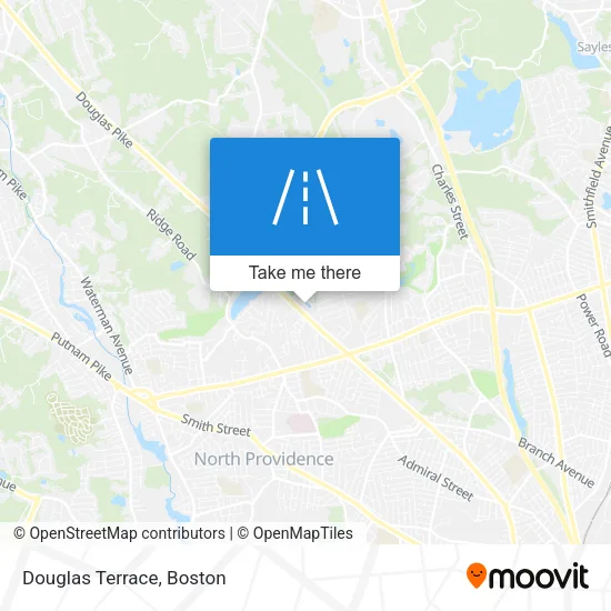 Douglas Terrace map