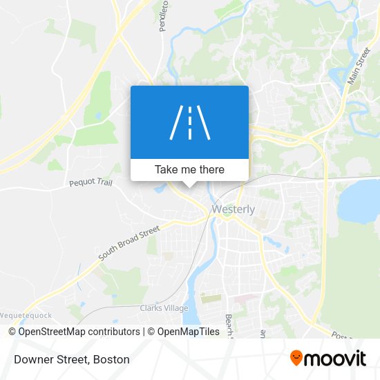Mapa de Downer Street