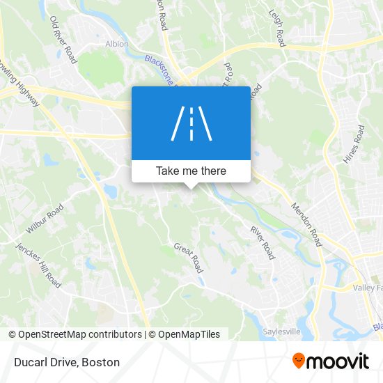 Ducarl Drive map
