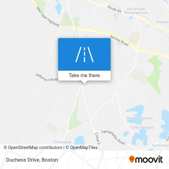 Duchess Drive map