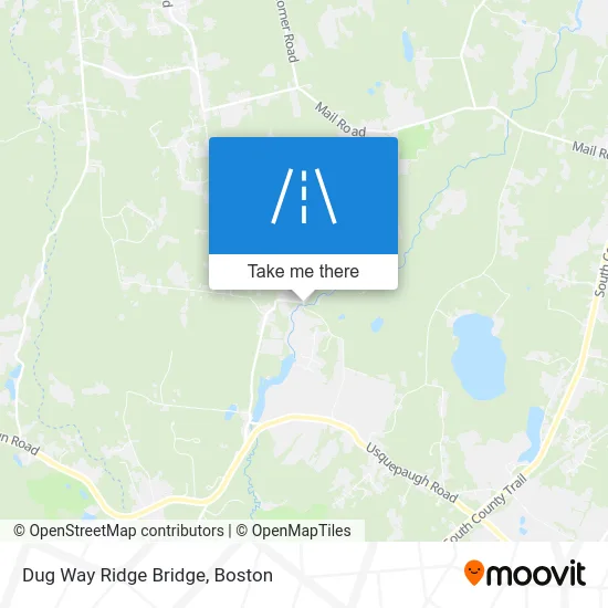 Dug Way Ridge Bridge map