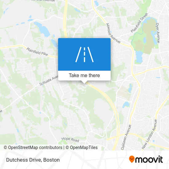 Dutchess Drive map