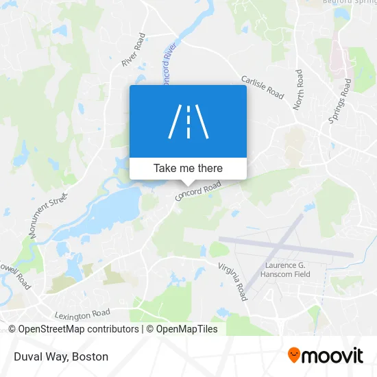 Duval Way map